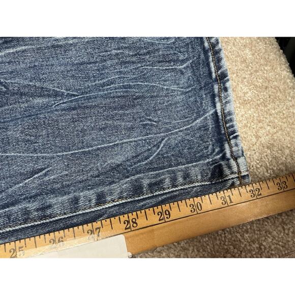 American Eagle Next Level Airflex Slim Mens Denim Blue Jeans Size 34x32 Med Wash - Picture 7 of 7